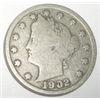 Image 1 : 1902 LIBERTY "V" NICKEL RED BOOK VALUE IS $3.00+ *NICE EARLY VERY GOOD GRADE*!!