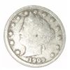 Image 1 : 1909 LIBERTY "V" NICKEL RED BOOK VALUE IS $4.00+ *NICE EARLY VERY GOOD GRADE*!!