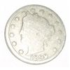 Image 1 : 1899 LIBERTY "V" NICKEL RED BOOK VALUE IS $4.00+ *NICE EARLY GOOD GRADE*!!