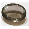 Image 1 : 31.05 CARAT *HUGE* SMOKY TOPAZ *BEAUTIFUL OVAL CUT & FACETED GEMSTONE*!! GEMSTONE CAME OUT OF SAFE B