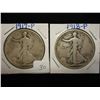 Image 1 : 1917 & 18 WALKING LIBERTY HALF DOLLAR