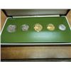 Image 2 : 1977 ETHIOPIA PROOF SET 5 COIN SET