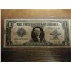 Image 1 : 1923 LARGE SIZE $1 SILVER CERTIFICATE BLUE SEAL