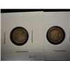 Image 2 : 1917 & 1918 CANADA SILVER 5 CENTS