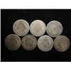 Image 2 : 7 ASSORTED 1870'S SEATED LIBERTY DIMES