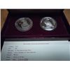 Image 2 : 1983 & 84-S 2 COIN US OLYMPIC PROOF SILVER DOLLAR