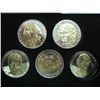 Image 1 : 5 COIN SET OF DOUBLE EAGLE COINS MT. RUSHMORE SET