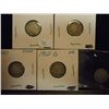Image 1 : 1908-D,09,10,12-D & 13 BARBER DIMES