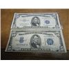 Image 1 : 1934-D & 53-A $5 SILVER CERTIFICATES BLUE SEALS