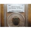Image 1 : 1867 INDIAN HEAD CENT KEY DATE PCGS AU DETAILS
