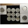 Image 2 : 12 WASHINGTON QUARTERS 10 ARE SILVER PLUS