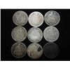 Image 1 : 9 ASSORTED 1870'S SEATED LIBERTY DIMES