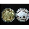 Image 2 : 2 INDIAN/BUFFALO DOLLAR SIZE MEDALS