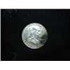 Image 1 : 1958 FRANKLIN HALF DOLLAR PROOF WITH TONING SPOT