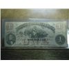 Image 1 : 1862 $1 VIRGINIA TREASURY NOTE OBSOLETE BANK NOTE
