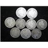 Image 1 : 9 ASSORTED BARBER DIMES