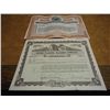 Image 1 : 2 VINTAGE STOCK CERTIFICATES SEE DESCRIPTION
