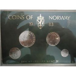 1983 NORWAY MINT UNC SET