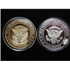 Image 2 : 2-2009 BARACK OBAMA INAUGURATION TOKENS (PF)