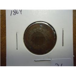 1864 TWO CENT PIECE