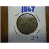 Image 1 : 1867 SHIELD NICKEL