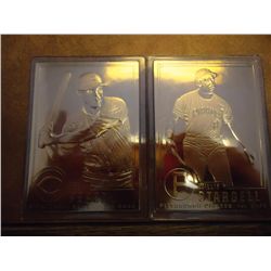 WILLIE STARGELL & TONY PEREZ 22KT BASEBALL CARDS