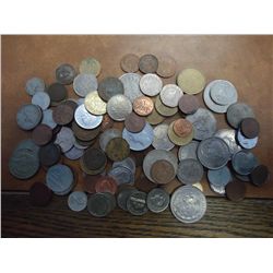 1 POUND FOREIGN COINS GUARANTEED $100 RETAIL