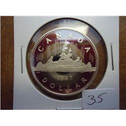 1987 CANADA DOLLAR PROOF