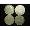 Image 1 : 1920,21,28 & 29 GREAT BRITAIN SILVER HALF CROWNS