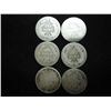 Image 2 : 6 ASSORTED 1880'S & 90'S SEATED LIBERTY DIMES