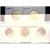 Image 1 : 2004 P & D,2005-D,05-D & 06 GOLD PLATED NICKELS