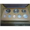 Image 1 : 1976 COOK ISLAND 8 COIN PROOF SET, $5 IS SILVER