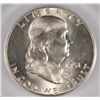 Image 2 : 1951-D FRANKLIN HALF DOLLAR, PCGS MS-63 FBL