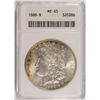 Image 1 : 1888 MORGAN SILVER DOLLAR, ANACS MS-65 GEM WITH COLORS!