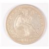 Image 1 : 1865-S SEATED HALF DOLLAR XF-AU 4S SCARCE!