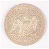 Image 2 : 1865-S SEATED HALF DOLLAR XF-AU 4S SCARCE!
