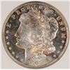 Image 2 : 1921 MORGAN SILVER DOLLAR, ANACS MS-64  WITH COLOR