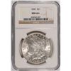 Image 1 : 1890 MORGAN SILVER DOLLAR, NGC MS-64+  "LOOKS 65"
