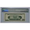 Image 2 : 1999 $20 FEDERAL RESERVE (STAR) NOTE PMG 66