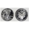Image 1 : ( 2 ) WALKING LIBERTY REPLICA ONE OUNCE .999 SILVER ROUNDS