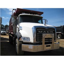 2006 MACK GRANITE CT713 TRI AXLE DUMP, S/N 1MZAL0ZC56M002410, 370 MACK DIESEL ENG, 10 SPD TRANS, 44K