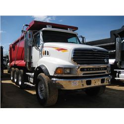 2006 STERLING TRI-AXLE DUMP, S/N 2FZHAZCV96AV38255, MERCEDES DIESEL ENG, 8LL TRANS, 46K REARS, 20K F