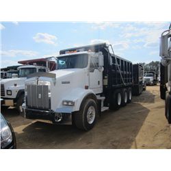 1997 KENWORTH T800 TRI AXLE DUMP, S/N                 CAT 3406E DIESEL ENG, 10 SPD TRANS, 44K REARS,