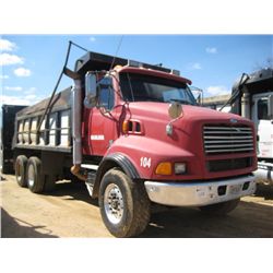 1999 STERLING T/A DUMP, S/N 2FZXKPYBXXAA33437, DETROIT 470HP ENG, 10 SPD TRANS, 40K REARS, 20K FRONT