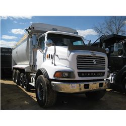 1999 STERLING FRIEGHTLINER QUAD AXLE DUMP, S/N 2FZXKWEB8XAA49506, CAT C12 ENG, 8LL SPD, 46K REARS, 2