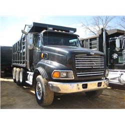 1999 STERLING TRI-AXLE DUMP, S/N 2FZXFWEB9XAA62477, CAT C12 ENG, 410 HP, 9 SPD TRANS, 46K REARS, 18K