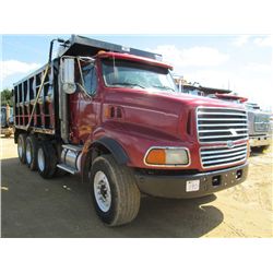 1997 FORD STERLING TRI AXLE DUMP, S/N 1FDZV96M2VVA41128, C12 CAT DIESEL ENG, 8LL TRANS, 46K REARS, 1