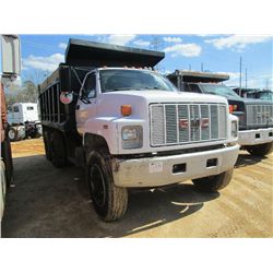1991 GMC TOPKICK T/A DUMP, S/M 1GDS7H4J0MJ519731, 3116 CAT ENG, A/T, 14' DUMP BODY, 11R22.5 TIRES, O