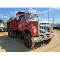 1977 FORD 880 T/A DUMP, S/N T88JUY8787, FORD GAS ENG, 17K REARS, 10,860 FRONT, 14' STEEL DUMP BODY, 