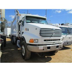 2008 STERLING T/A GARBAGE TRUCK, S/N 2F2HAZDE18AZ68170, C13 CAT DIESEL ENG, ALLISON A/T, HEIL 612-32